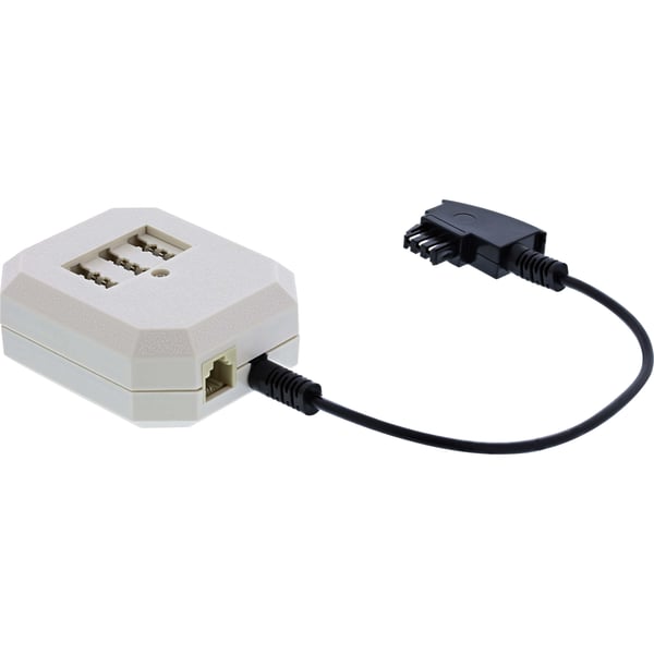 InLine 69901 kabel kønsskifter TAE (F) TAE (N) + RJ-11 Beige