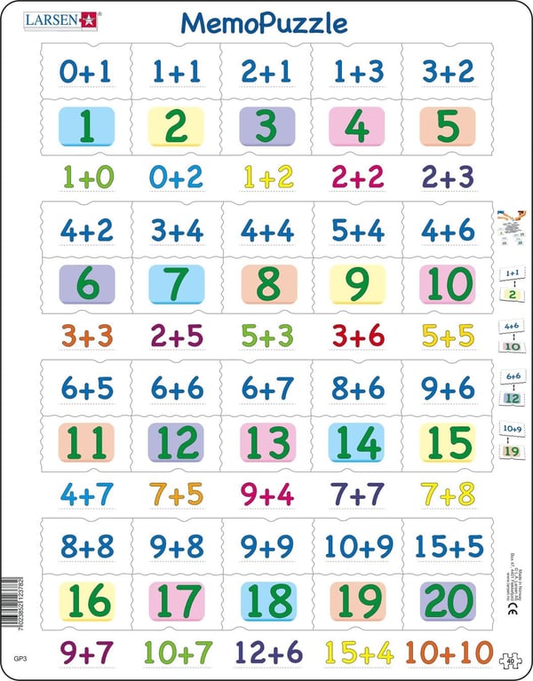 Larsen Maxi LA-GP3 Muotopalapeli 40 kpl