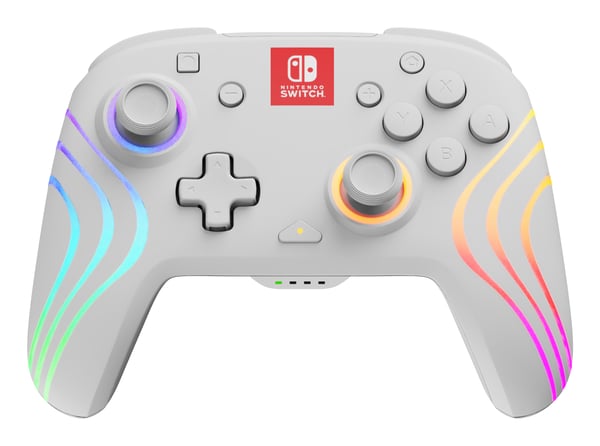 PDP Afterglow Wave Hvid Gamepad Analog/digital Nintendo Switch, Nintendo Switch OLED