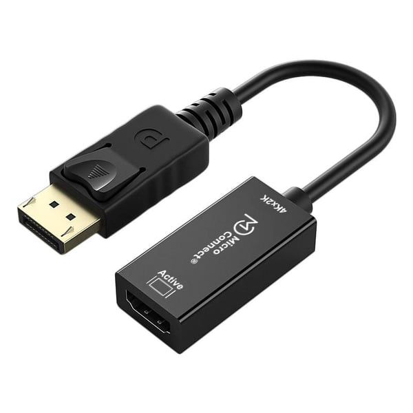 Microconnect DPHDMI3 videokabel adapter 0,15 m DisplayPort HDMI Sort