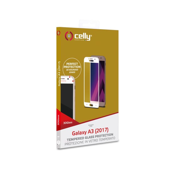 Celly 3D Glass Klar skærmbeskytter Samsung 1 stk