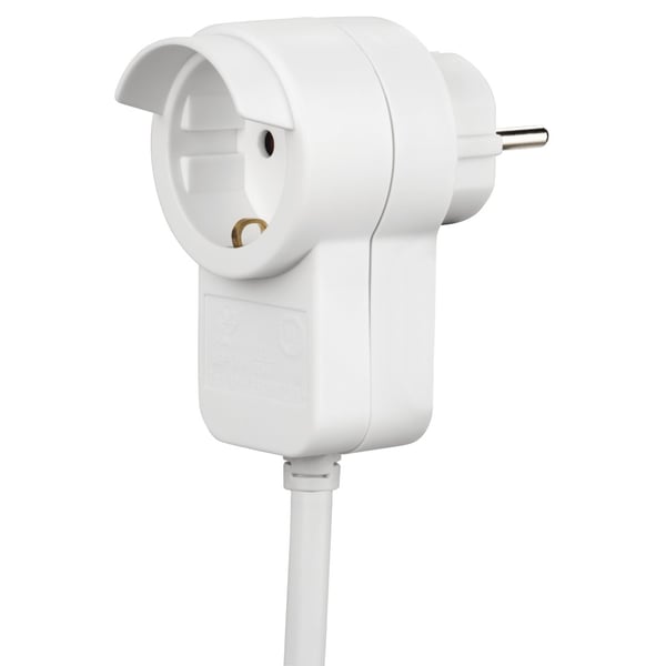 Hama Powerplug stikdåse 3 m 2 AC stikkontakt(er) Indendørs Hvid