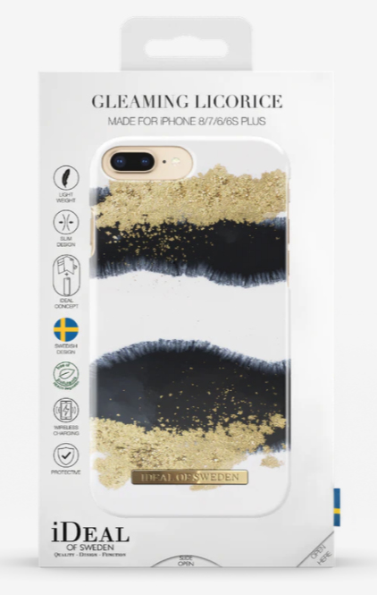 iDeal of Sweden Fashion mobiltelefonfodral 11,9 cm (4.7") Mobilskal Svart, Vit, Gul