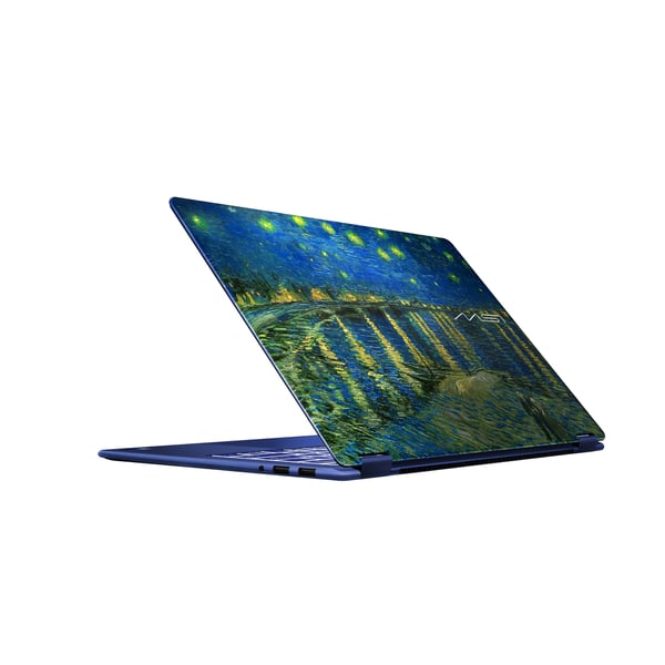 MSI Prestige 14 Flip AI+ Starry Night Over the Rhone-261FRY Copilot+ PC Intel Core Ultra X9 378H Hybrid (2-i-1) 35,6 cm (14") Pekskärm Full HD+ 32 GB LPDDR5x-SDRAM 1 TB SSD Wi-Fi 7 (802.11be) Windows 11 Home Svart, Blå