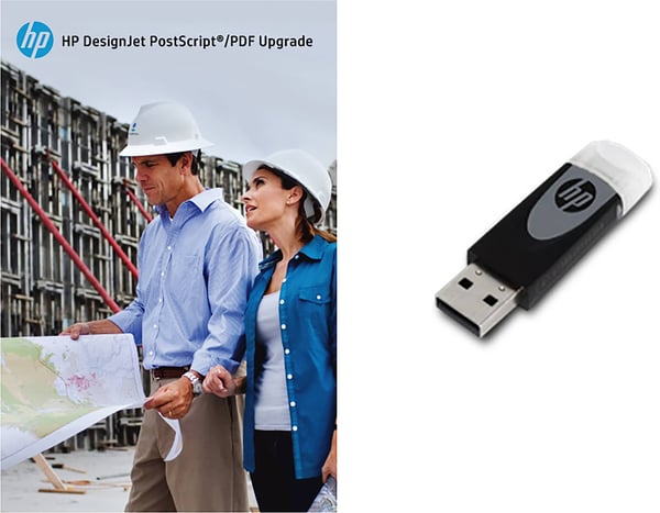 HP DesignJet PostScript/PDF-uppgraderingssats