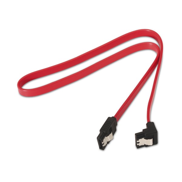 AISENS A130-0156 SATA-kabel 0,5 m SATA 7-pin Sort, Rød