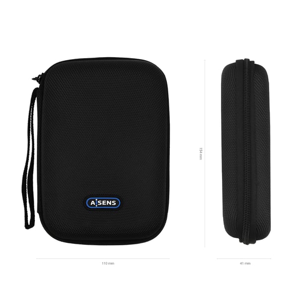 AISENS ASBG-003-BK etui til drev Oxford Sort