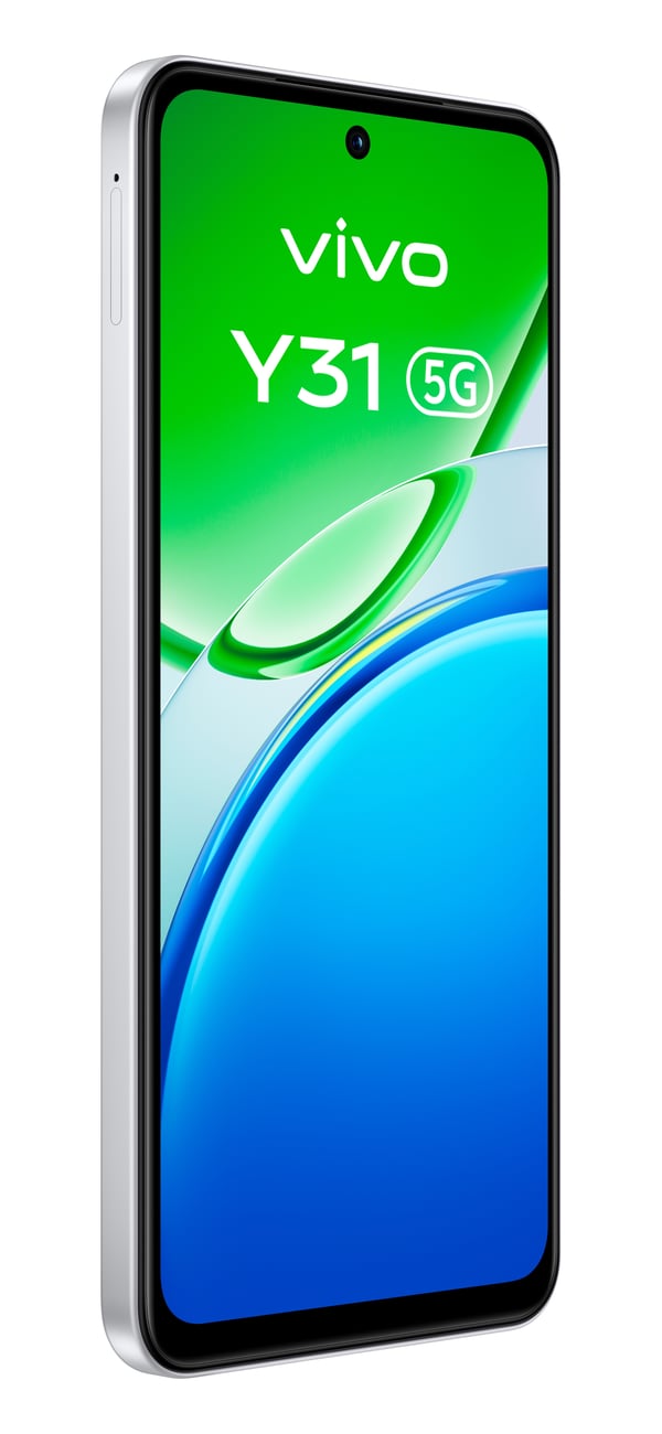 VIVO Y31 5G 17,1 cm (6.72") Android 15 USB Type-C 6 GB 256 GB 6500 mAh Valkoinen