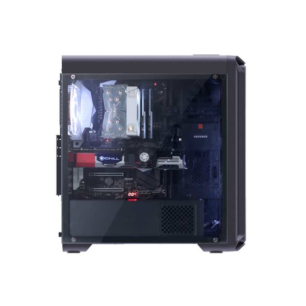 Zalman i3 Edge Midi-Tower - schwarz - Midi/Minitower - ATX Midi Tower Svart