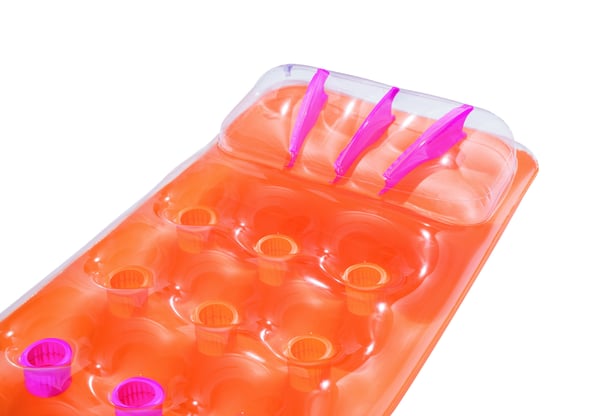 Bestway 43015 pool- och badmadrass Grön, Transparent, Gul Vinyl
