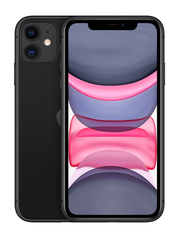 Apple iPhone 11 15,5 cm (6.1") Dubbla SIM-kort iOS 14 4G 128 GB Svart
