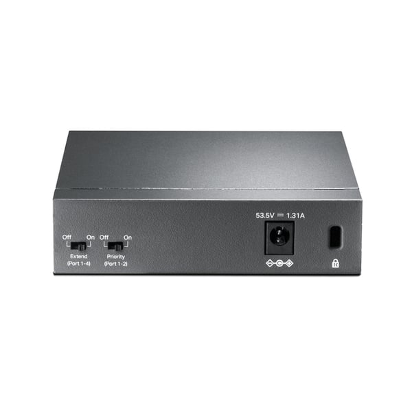 TP-Link TL-SF1005P Hallitsematon Fast Ethernet (10/100) Power over Ethernet -tuki Musta