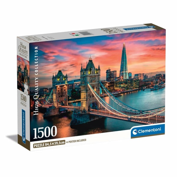 Clementoni High Quality Collection London Twilight Puslespil 1500 stk Landskab