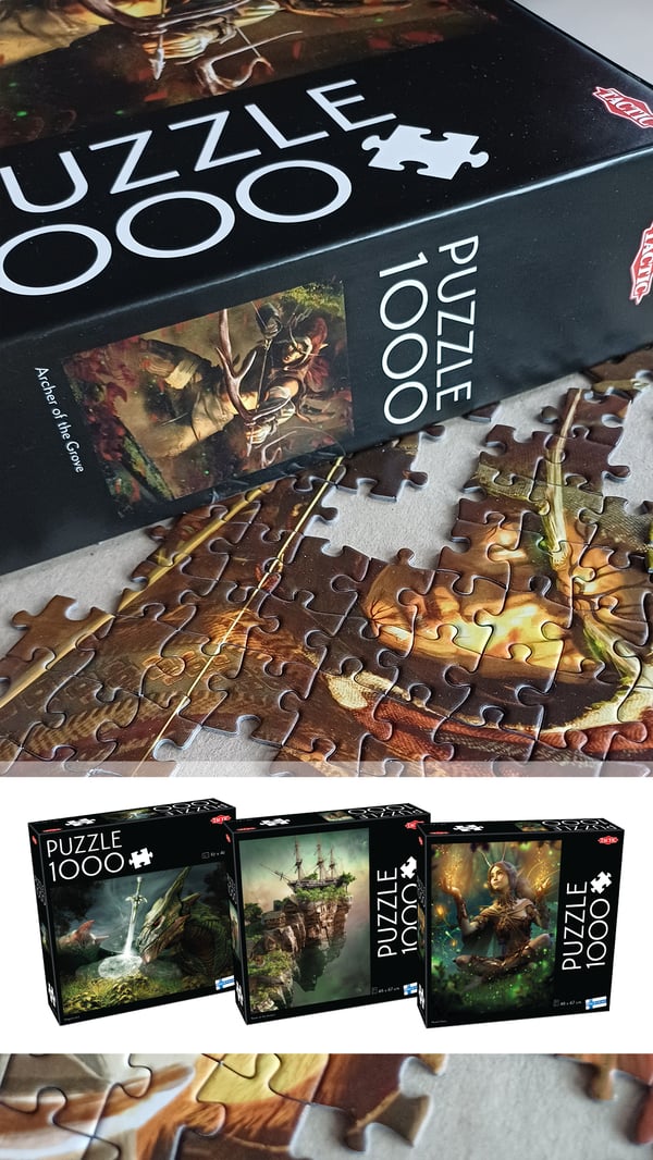 Tactic Lovers Archer of the Grove Puslespil 1000 stk Fantasy