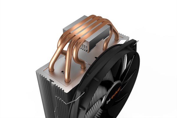 be quiet! SHADOW ROCK SLIM 2 Processor Kylare 13,5 cm Aluminium, Svart, Koppar 1 styck