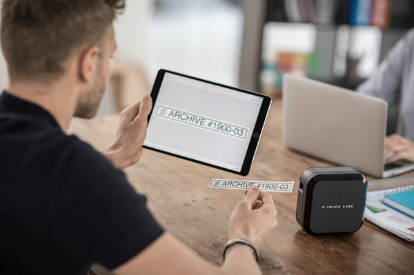 USB-etikettskrivare Brother PTP710BTXG1 Bluetooth Svart