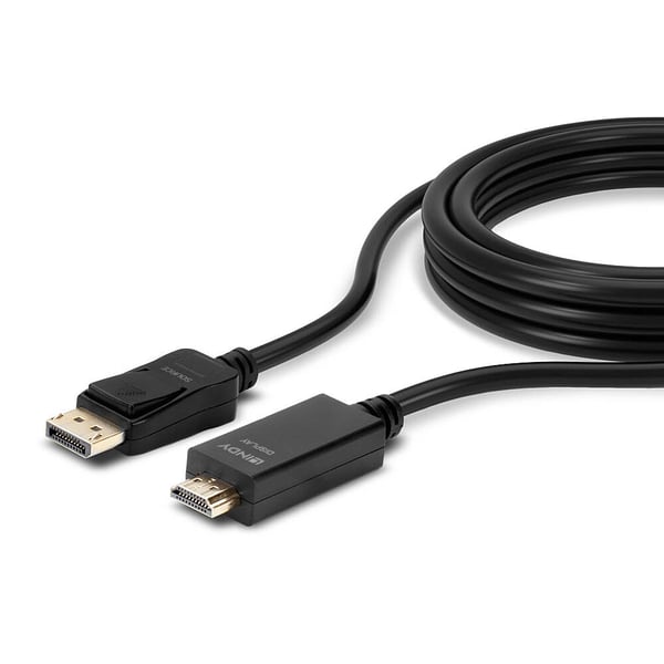 Lindy 36921 videokaapeli-adapteri 1 m DisplayPort HDMI-tyyppi A (vakio) Musta