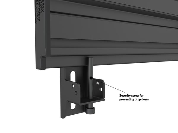 Multibrackets 7000 fäste för skyltningsskärm 81,3 cm (32") Svart