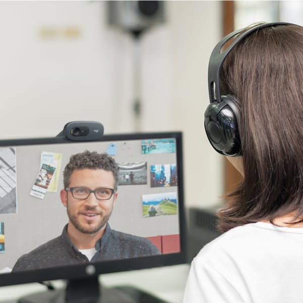 Logitech C505 HD webcam USB Grafit