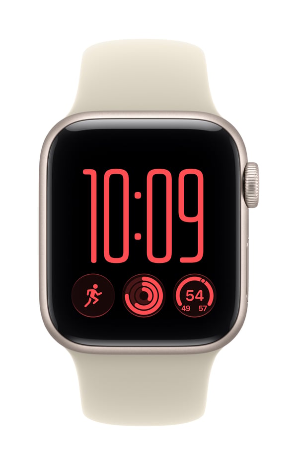 Apple Watch SE (3nd generation) OLED 40 mm Digital 324 x 394 pixel Berøringsskærm 5G Beige Wi-Fi GPS (satellit)