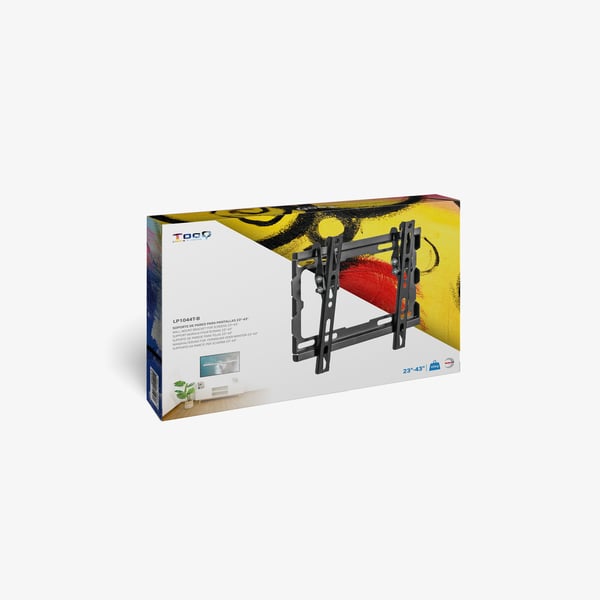 TooQ LP1044T-B TV-kiinnike 109,2 cm (43") Musta