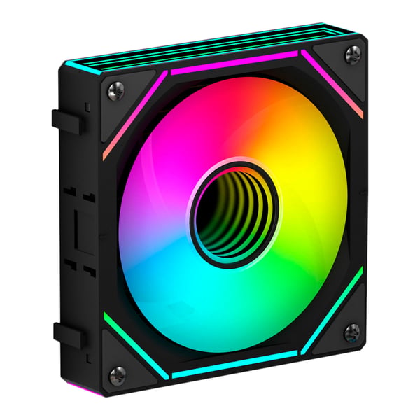 ABYSM Oceanic LCD 240 ARGB Processor Alt-i-en væskekøler 12 cm Sort 1 stk