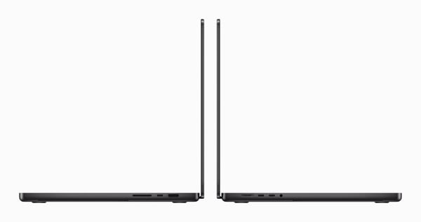 Apple MacBook Pro Apple M M3 Pro Kannettava tietokone 41,1 cm (16.2") 18 GB 512 GB SSD Wi-Fi 6E (802.11ax) macOS Sonoma Musta