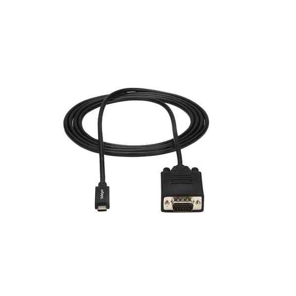 StarTech.com 2 m USB-C till VGA-kabel - 1920 x 1200 - Svart