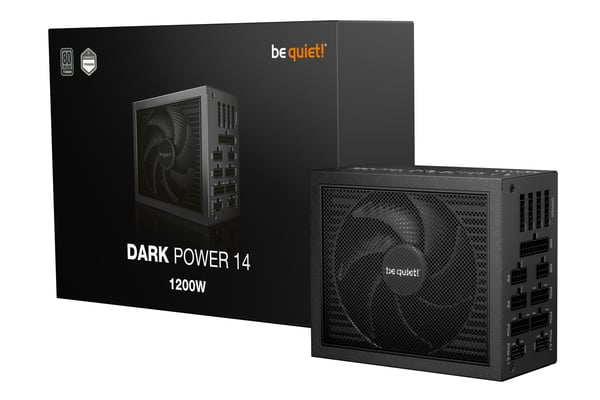be quiet! Dark Power 14 1200 W - 80 Plus Titanium strömförsörjningsenheter 20+4 pin ATX ATX Svart