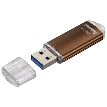 Hama Laeta, 128GB USB-nøgle USB Type-A 3.2 Gen 1 (3.1 Gen 1) Brun