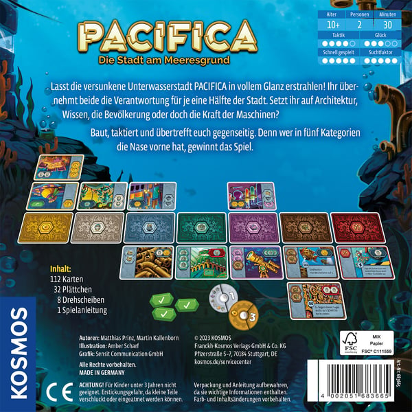 Kosmos Pacifica Lautapeli Matkailu-/seikkailupeli