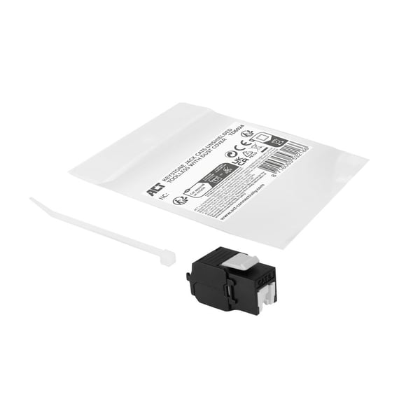 ACT TD6024 kabel kønsskifter RJ45 IDC Sort, Hvid