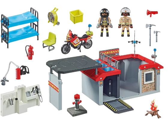 Playmobil City Action Take Along Fire Station