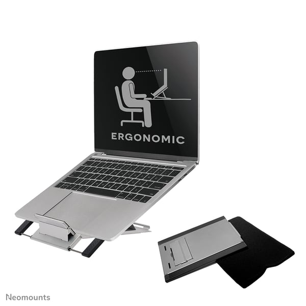 Neomounts NSLS100 laptop stativ Notebook armhylde Sølv 55,9 cm (22")