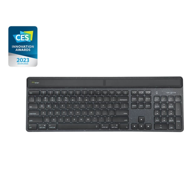 Targus EcoSmart Enrgy Hrvstng Antim BTH Kbrd NO