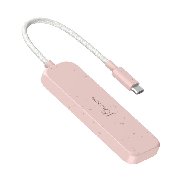 j5create Miljövänlig USB-C till 4-portars typ-A Gen 2-hubb