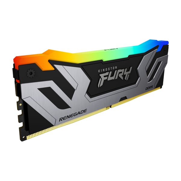 Kingston Technology FURY 48 GB 8400 MT/s DDR5 CL40 CUDIMM (sæt med 2) Renegade RGB, sølv XMP