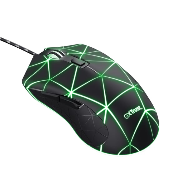 Trust GXT 133 Locx mus Spil Højre hånd USB Type-A Optisk 4000 dpi