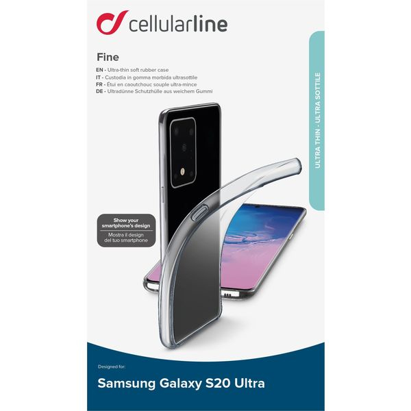 Cellularline FINECGALS11PLT mobiltelefon etui 17,5 cm (6.9") Cover Transparent