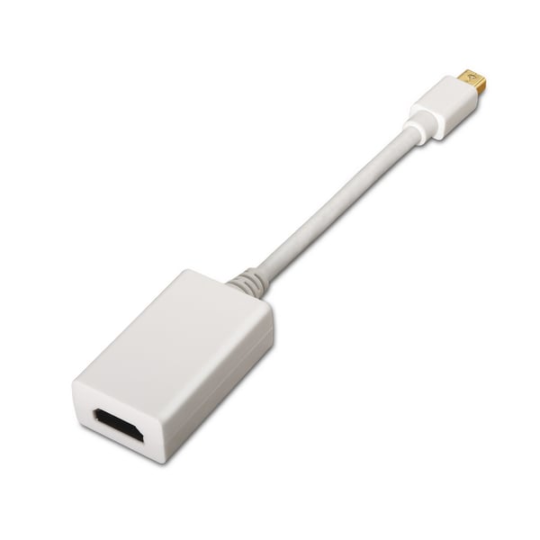 AISENS A125-0138 videokabel adapter 0,15 m Mini DisplayPort HDMI Hvid