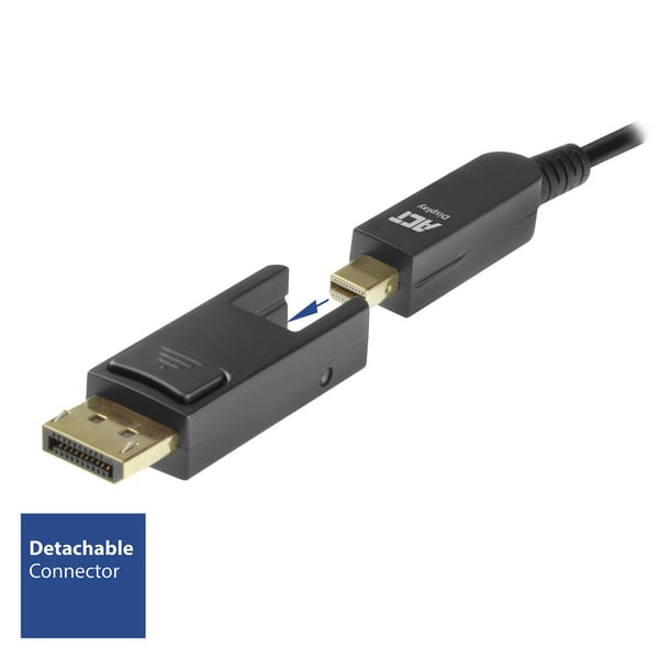 ACT AK4153 DisplayPort kabel 25 m Sort