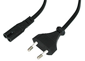 Lindy 30421 strömkablar Svart 2 m CEE7/16 C7 coupler