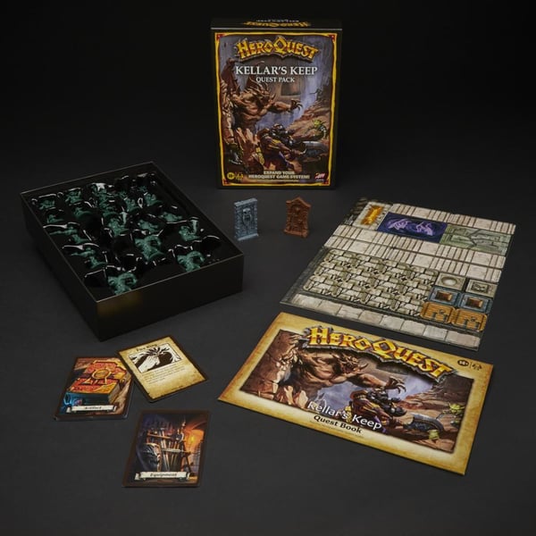 Hasbro Gaming Avalon Hill HeroQuest Kellar's Keep 45 min Lautapelin lisäosa Strategia