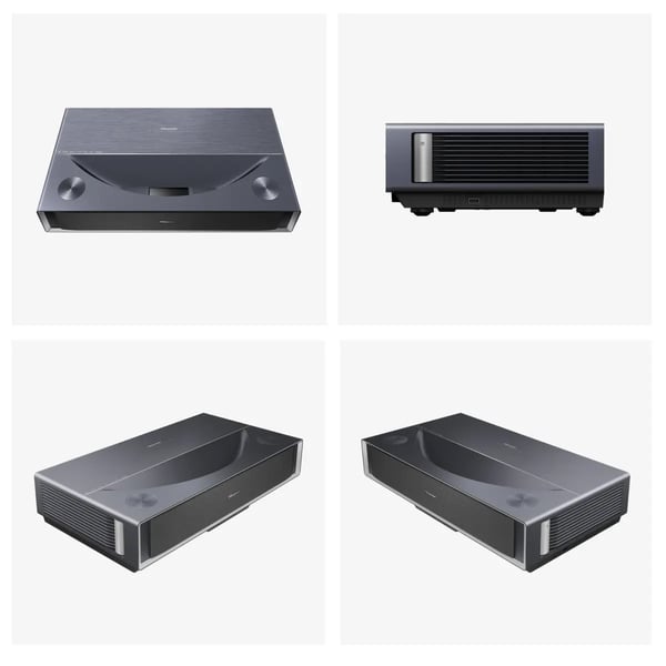 Hisense 20017229 dataprojekter Ultrakort projektor med kort projiceringsafstand 2500 ANSI lumens DLP UHD 4K (3840x2160) 3D Sort