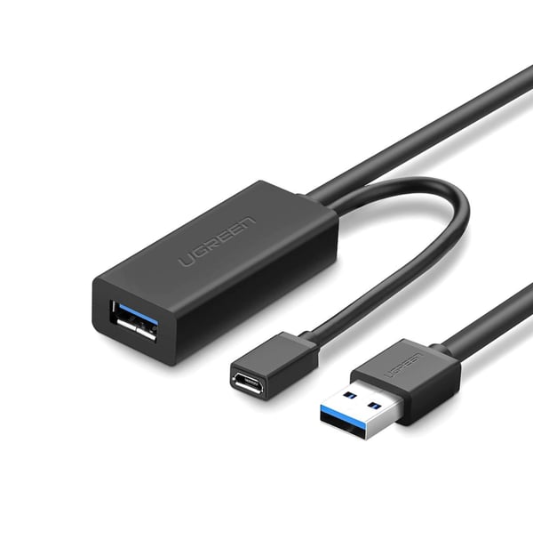 Ugreen 20826 USB-kabel USB 3.2 Gen 1 (3.1 Gen 1) 5 m USB A USB A/Micro-USB B Sort