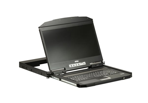 ATEN CL3700NW rack 47 cm (18.5") 1920 x 1080 pixlar Metall, Plast Svart 1U