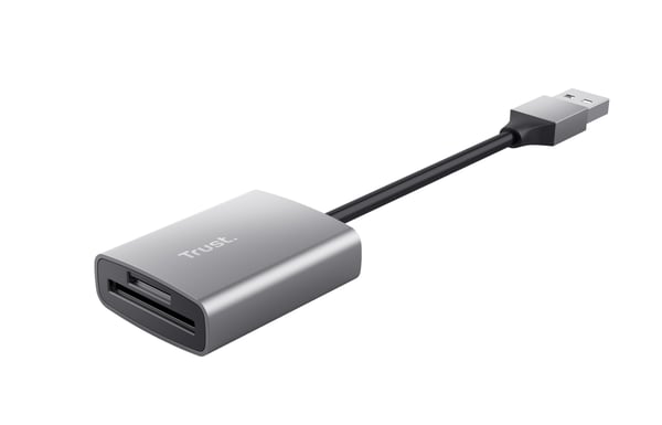 Trust Dalyx kortläsare USB 3.2 Gen 1 (3.1 Gen 1) Aluminium