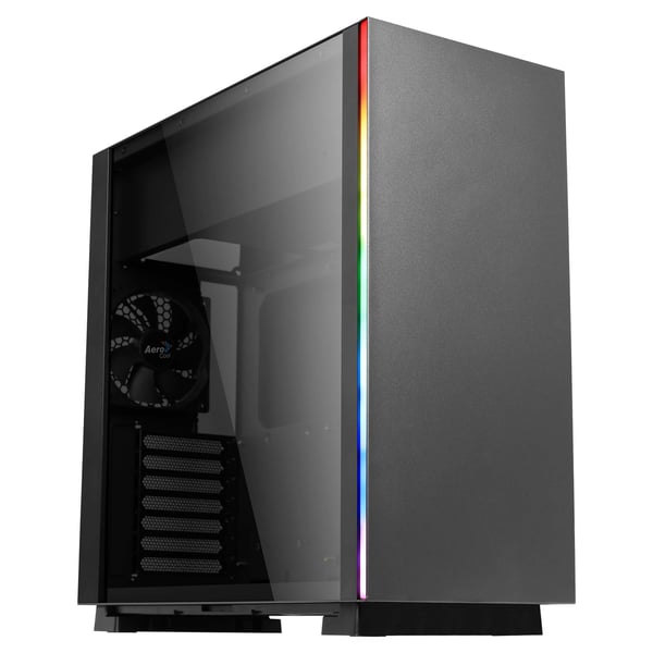 Aerocool Glo Midi Tower Sort Aerocool Glo Midi Tower Sort