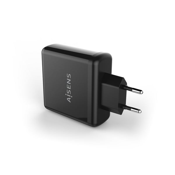 AISENS ASCH-1PD60-BK mobilladdare Universal Svart AC Snabb laddning inomhus