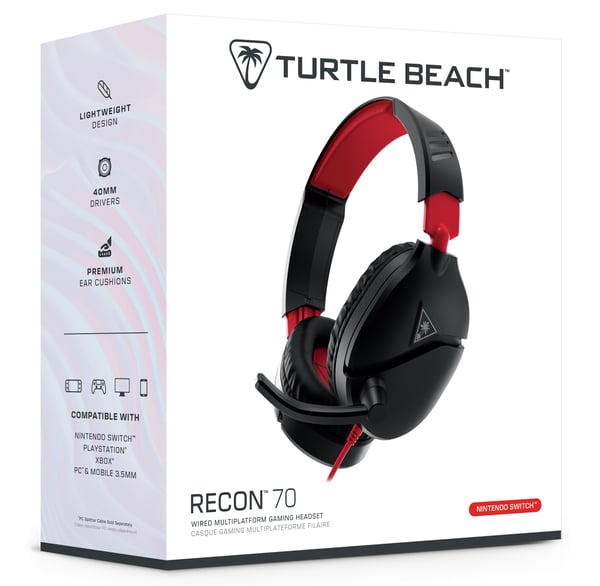 Turtle Beach Recon 70N musta Over-Ear Stereo -pelikuulokemikrofoni